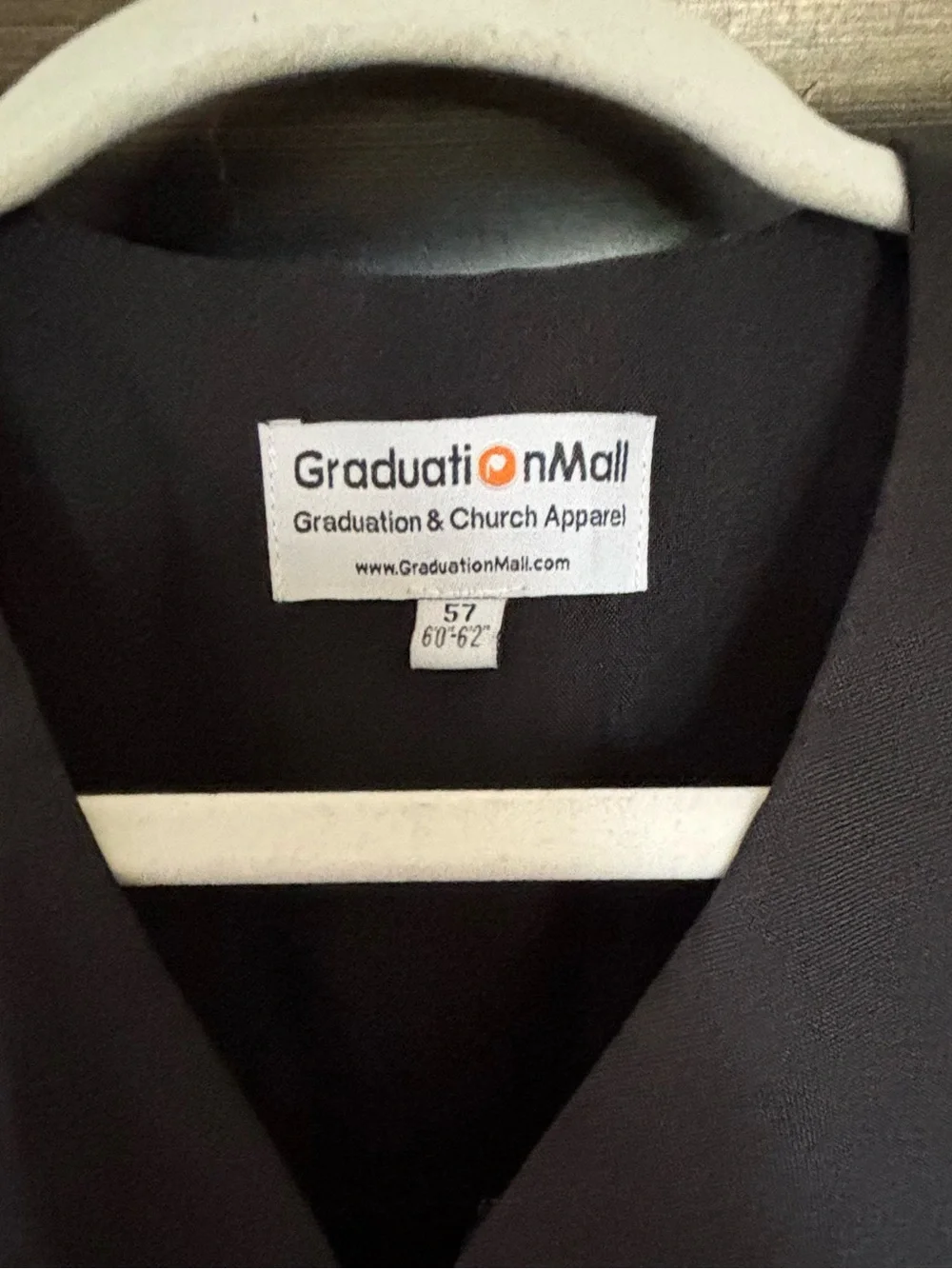 Classic Black Graduation Gown by Graduation Mall - Picture 3 of 3